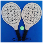 Beach Badminton Racket - Customizable Poplar/MDF/Oak Perforated Board Model 005