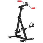 Mini Pedal Exerciser - Portable Home Fitness Arm Leg Trainer Desk Elliptical Machine