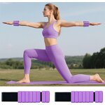 Pilates Home Kit - Yoga Ball Ring Resistance Bands Home Workout Accessories