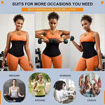 Sports Sweat Waist Trimmer - Custom Logo Non-Slip Yoga Corset Slimming Belt