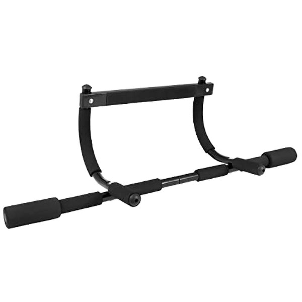 Foldable Pull-Up Bar - Wall-Mounted Iron Chin-Up Trainer Home Doorway Exercise