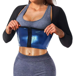 Women's Sweat Sauna Vest - Zipper Camisole Yoga Top Abdominal Control Body Shaping