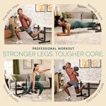 Bulgarian Split Squat Stand - Adjustable Single Leg 330lb 7-Level Padded Roller