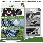 Golf Practice Net - Ebest 10x7FT Polyester Left-Handed Indoor/Outdoor Swing Target