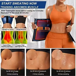 Sports Sweat Waist Trimmer - Custom Logo Non-Slip Yoga Corset Slimming Belt