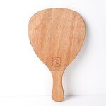 Beach Racket - High-grade Wood Paddle Thickened Laser Engraved Portable Outdoor Game
