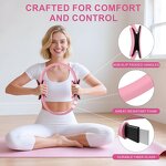 Home Pilates Kit - Women 9"&12" Yoga Ball Figure 8 Band Ring Beginners Set