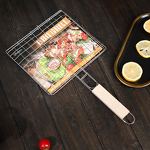 Outdoor Barbecue Net - Ebest Portable Foldable Square Multi-function Fish Clip Tool