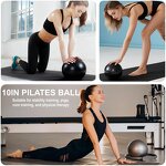 Women's Pilates Gym Kit - 15 Ring Ball Set Booty Bands Figure 8 Abs Workout