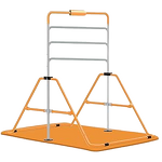 Gymnastics Horizontal Bar - EBEST Professional Foldable Adjustable Height Home Sports