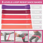 Home Pilates Kit - Women 9"&12" Yoga Ball Figure 8 Band Ring Beginners Set