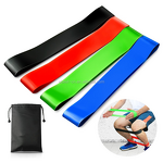 Gym Resistance Loop Bands - 5 Pack High Elastic Latex Rubber Home Exercise Tubes