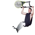 Foldable Pull-Up Bar - Wall-Mounted Iron Chin-Up Trainer Home Doorway Exercise