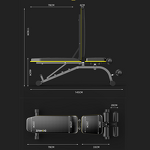 Multifunctional Dumbbell Bench - Professional Fitness Chair Abdominal Sit-up Weightlifting