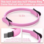 Women's Pilates Kit - 14.5" Ring 9" Ball Cooling Towel 6 Resistance Bands Set
