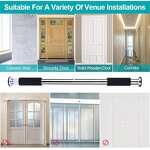 Heavy Duty Pull-Up Bar - Adjustable Steel Iron Home Gym Upper Body Doorway Trainer
