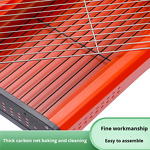 Portable Charcoal Grill - Camping Square Detachable Lightweight Folding Stove CA-26