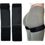 Cotton Theraband Set - Flexible Latex TPE Fitness Training Loops Gym Workout Bands