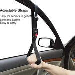 Car Safety Hammer - Self-Defense Window Breaker Door Cane Handle Mobility Aid