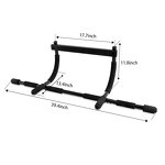 Doorway Pull-Up Bar - Multi-Functional Portable Metal Chin-Up Horizontal Home Gym