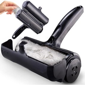 Pet Hair Remover Roller - Hot Sale Black Reusable Lint Furniture Cloth Clean Tool