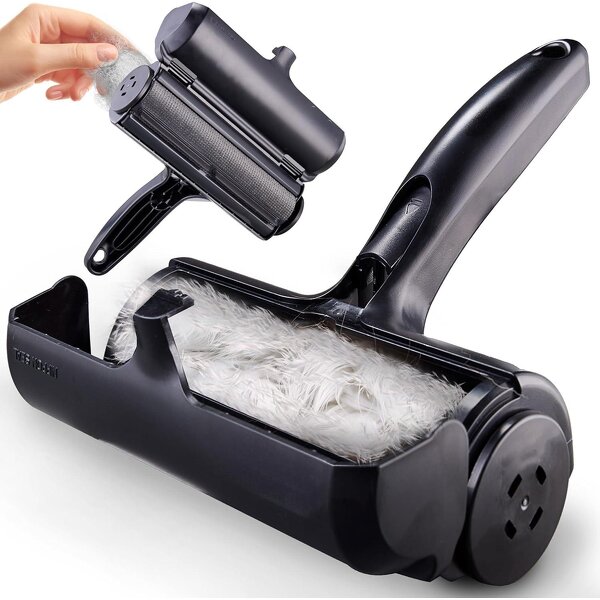 Pet Hair Remover Roller - Hot Sale Black Reusable Lint Furniture Cloth Clean Tool