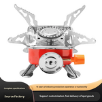 Butane Gas Stove - Mini Portable Square Foldable Windproof Camping Picnic Burner
