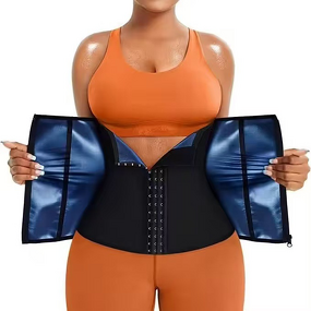 Sports Sweat Waist Trimmer - Custom Logo Non-Slip Yoga Corset Slimming Belt