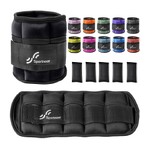 Neoprene Ankle Weights - Sportneer Adjustable 1-5Lbs 2-10Lbs Gym Workout Straps