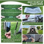 Golf Practice Net - Ebest 10x7FT Polyester Left-Handed Indoor/Outdoor Swing Target