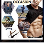 Men's Compression Sauna Suit - Quick-Drying Short Sleeve Tight-Fitting Workout Corset