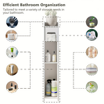 Toilet Storage Cabinet - Bathroom Narrow Floor-standing Multi-layer Gap Slim Organizer