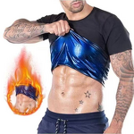 Men's Compression Sauna Suit - Quick-Drying Short Sleeve Tight-Fitting Workout Corset