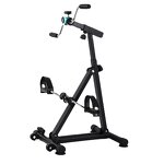 Mini Pedal Exerciser - Portable Home Fitness Arm Leg Trainer Desk Elliptical Machine