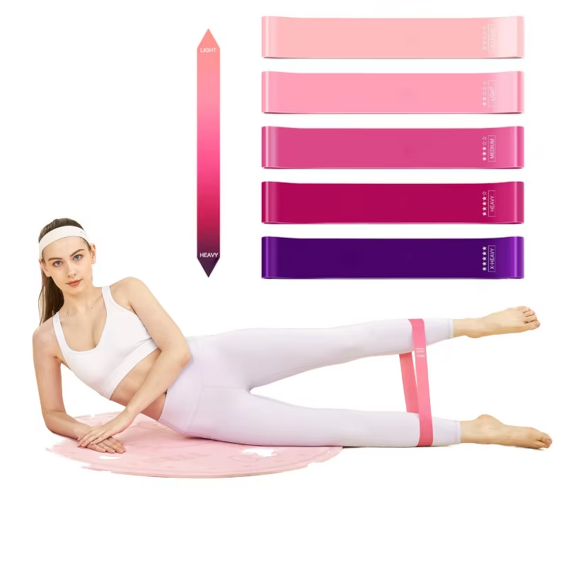 Mini Loop Resistance Bands - Custom Logo TPE Elastic Pilates Sport Training Exercise