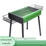 Portable Charcoal Grill - Camping Square Detachable Lightweight Folding Stove CA-26