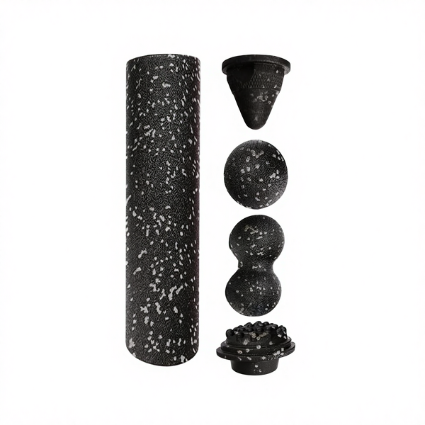 EVA Foam Roller Set - High Density Non-Slip Wheel Adults Pilates Yoga Travel Training