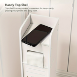 Toilet Storage Cabinet - Bathroom Narrow Floor-standing Multi-layer Gap Slim Organizer