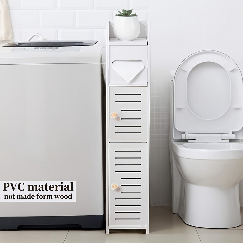 Toilet Storage Cabinet - Bathroom Narrow Floor-standing Multi-layer Gap Slim Organizer