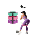 Women's Booty Exercise Belt - Non-Slip Elastic Adjustable 15-30kg Polyester Band