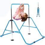 Kids Gymnastics Bars - Adjustable Uneven Bar Home Gymnastic Equipment for 3-7 Years