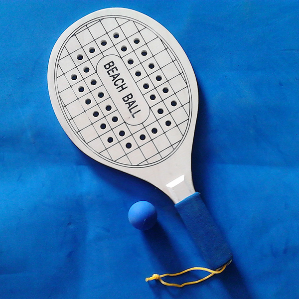 Beach Badminton Racket - Customizable Poplar/MDF/Oak Perforated Board Model 005