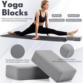 Yoga Pilates Kit - 14-Piece Hot Towel Blocks Knee Pad Strap Exercise Band