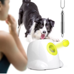 Automatic Dog Ball Launcher - 5cm Electric Tennis Tossing Machine Interactive Pet Toy