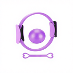 Pilates Home Kit - Yoga Ball Ring Resistance Bands Home Workout Accessories