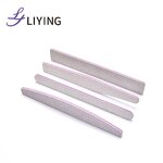 Disposable Nail File - Lyder Custom Logo Zebra 100/180 Grit Plastic Emery Board