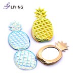 Pineapple Compact Mirror - Lyder Custom Logo Summer Hawaii Double Sided Holographic OEM