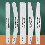 Emery Board Nail File - Lyder OEM ODM Custom Logo Zebra 80-240 Grit Natural Nails