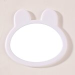 Rabbit Shape Pocket Mirror - Lyder Custom Logo Single Sided Silver Finish Kids Gift