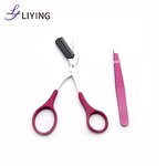 Eyebrow Scissors Set - LYDER Factory Direct Stainless Steel Trimmer Comb Slanted Blade